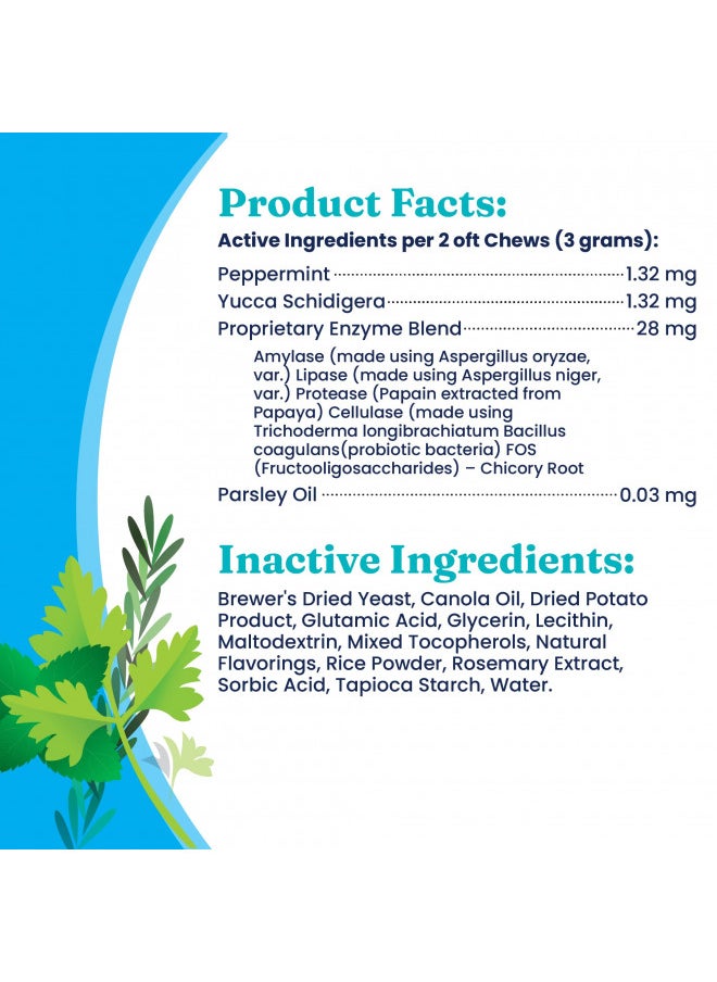 solid gold - Solid Gold Stop Eating Poop Soft Chews for Dogs with Coprophagia - Natural Holistic Deterrent for Dogs Eating Poop - Grain Free Supplement Chews & Powder with Peppermint & Parsley Oil - 60 Count - Image 1