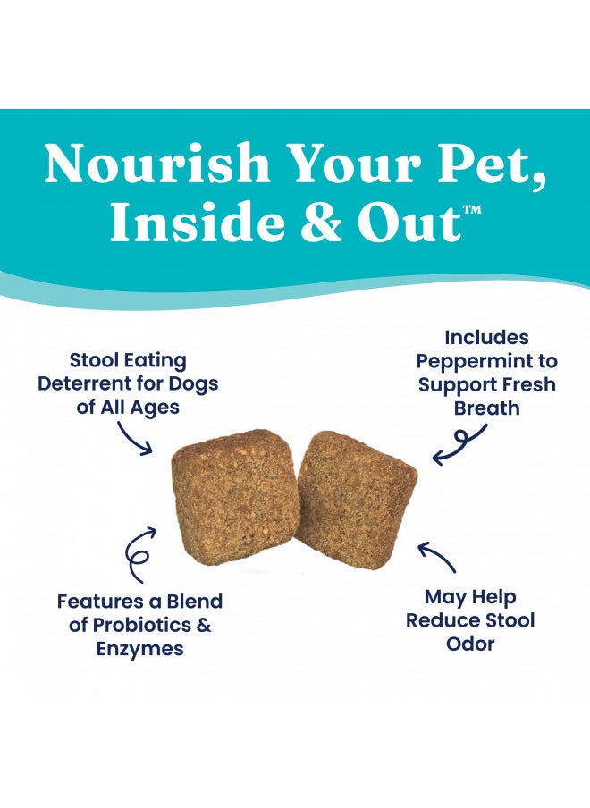 solid gold - Solid Gold Stop Eating Poop Soft Chews for Dogs with Coprophagia - Natural Holistic Deterrent for Dogs Eating Poop - Grain Free Supplement Chews & Powder with Peppermint & Parsley Oil - 60 Count - Image 1