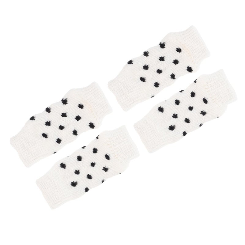 Dog Leg Warmers Non Slip Bite Resistant Breathable Skin Friendly for Cold Weather and Slippery Floors 4 Pieces - Image 2