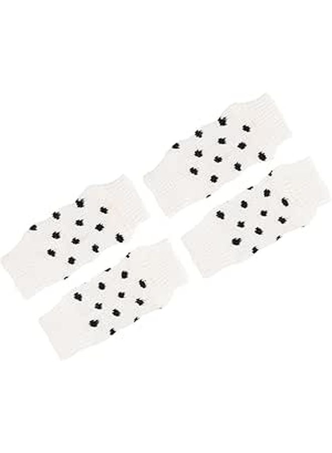 Dog Leg Warmers Non Slip Bite Resistant Breathable Skin Friendly for Cold Weather and Slippery Floors 4 Pieces - Image 1