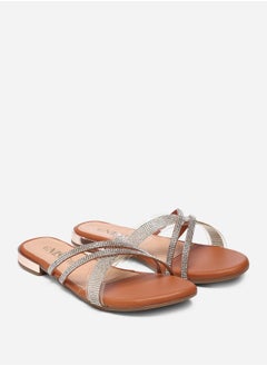 GNIST Embellished Strap Flat Sandals by Styli  - Image 4