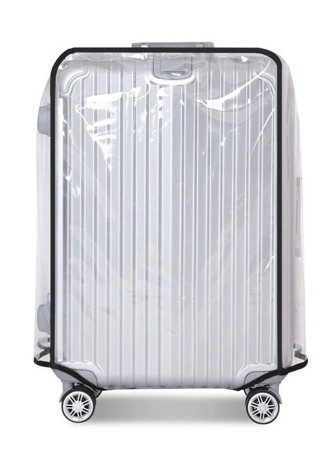 RION Transparent PVC Suitcase Cover - Waterproof and Scratch-Resistant Travel Protection  - Image 5