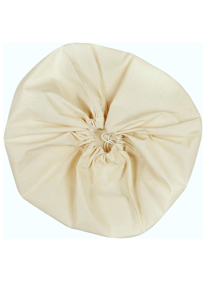 Zikra Laundry Bags Canvas, The Extra Heavy Duty Washable Laundry Bag with Drawstring, Extra Large Cotton Bags Dirty Clothes Travel Laundry Bag, Hamper Liner Travel Storage Sack, 2 Pcs - Image 5