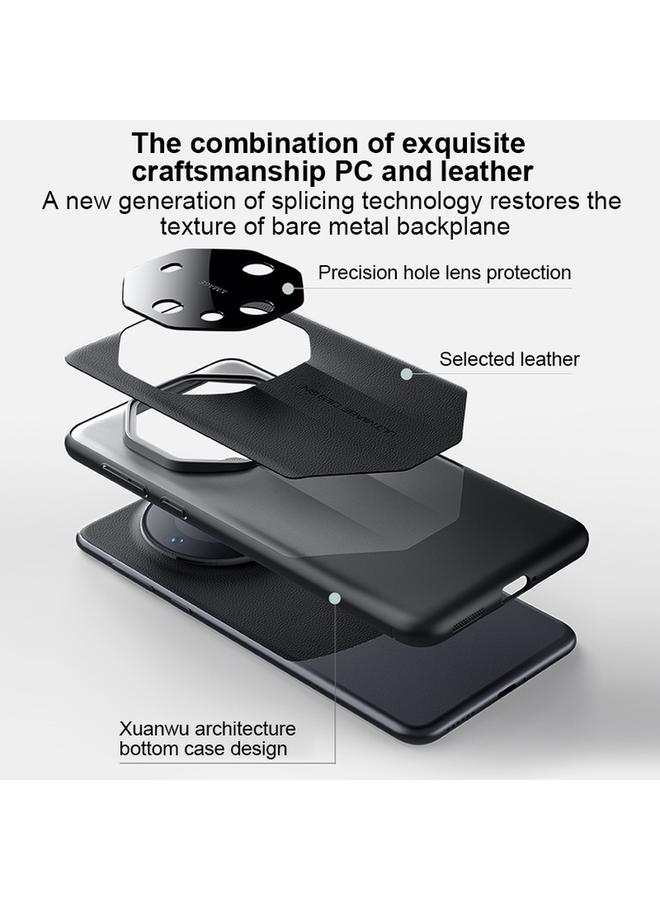 S-TOP Case For Huawei Mate 60 RS Ultimate Imitation Ultimate Design PC + Leather Phone Case - Image 3