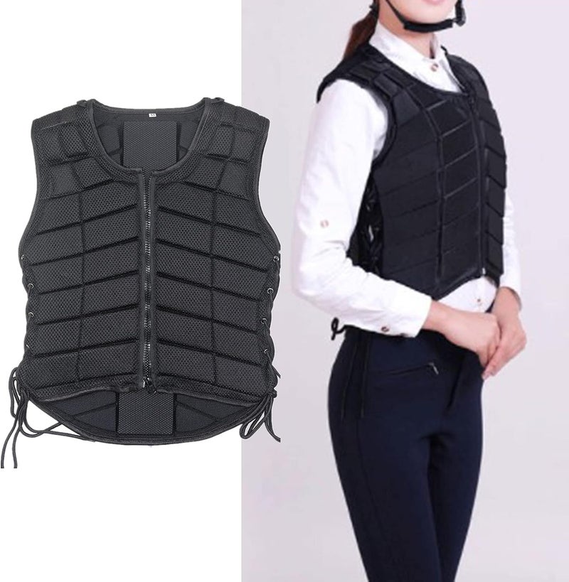 klarako Equestrian Vest,Horse Riding Training Waistcoat Body Safety Protector Gear for Unisex Adults Boys Girls Children - Image 2