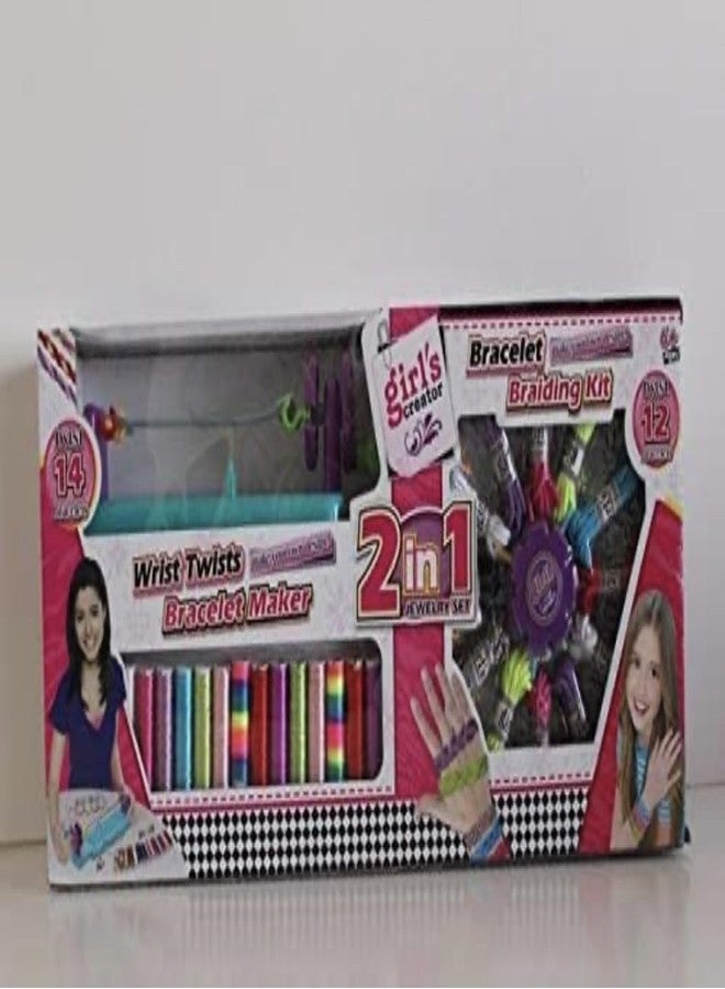 richtots Premium 2 in 1 Wrist Twist Bracelet Maker and Braiding Kit for Girls Kids - Image 3