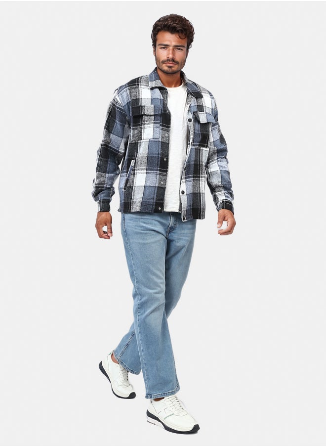 RAVIN Snap Buttoned Plaids Heavy Winter Shirt  - Image 5