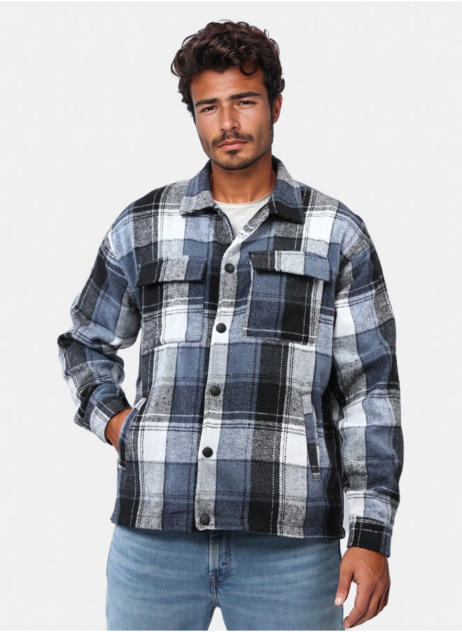 RAVIN Snap Buttoned Plaids Heavy Winter Shirt  - Image 1