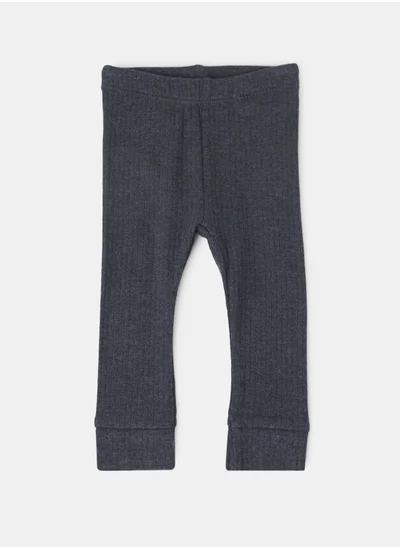 نيم ات Boys Organic Ribbed Leggings
