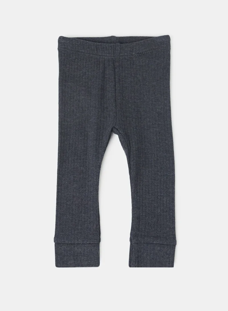 نيم ات Boys Organic Ribbed Leggings