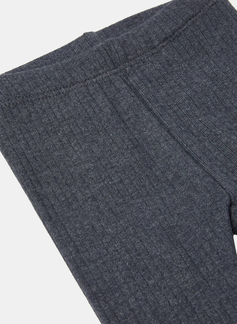 نيم ات Boys Organic Ribbed Leggings