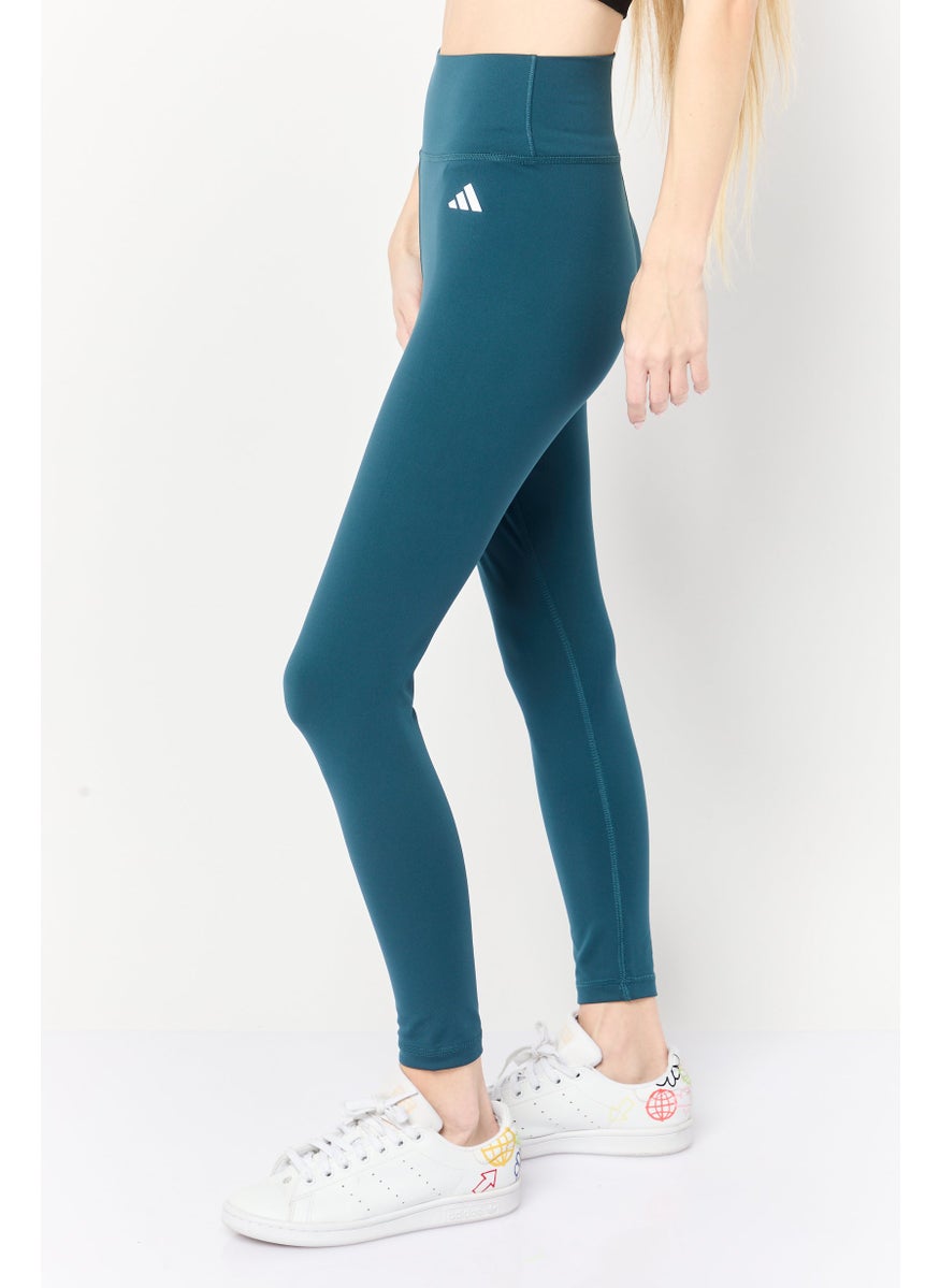 Adidas Women Sportswear Fit Training Leggings, Dark Green  - Image 3