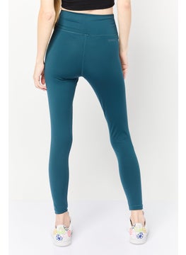Adidas Women Sportswear Fit Training Leggings, Dark Green  - Image 2