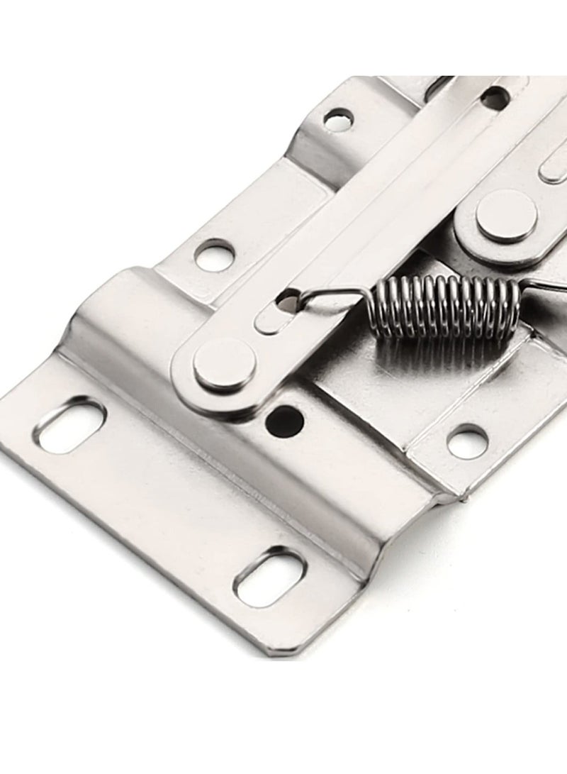 2 Pack Tip Out Tray Hinges, Scissor Hinges for Kitchen Sink or Bathroom Cabinet Organizer, Sink Front Drawer, Compatible Both Face Frame and Frameless - Image 4