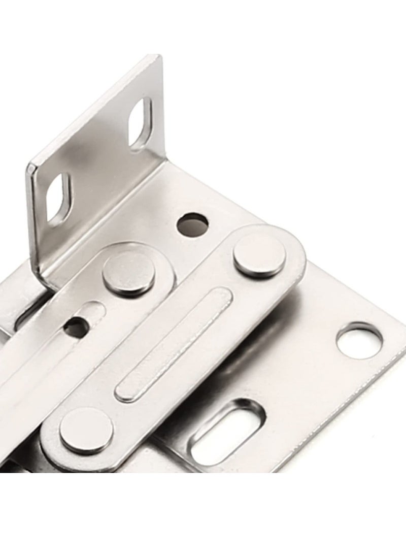 2 Pack Tip Out Tray Hinges, Scissor Hinges for Kitchen Sink or Bathroom Cabinet Organizer, Sink Front Drawer, Compatible Both Face Frame and Frameless - Image 5