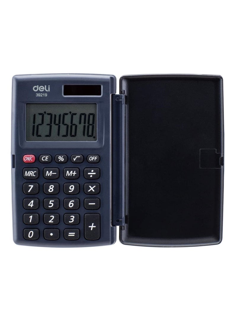 Deli 8-Digit Pocket Calculator Black  - Image 2