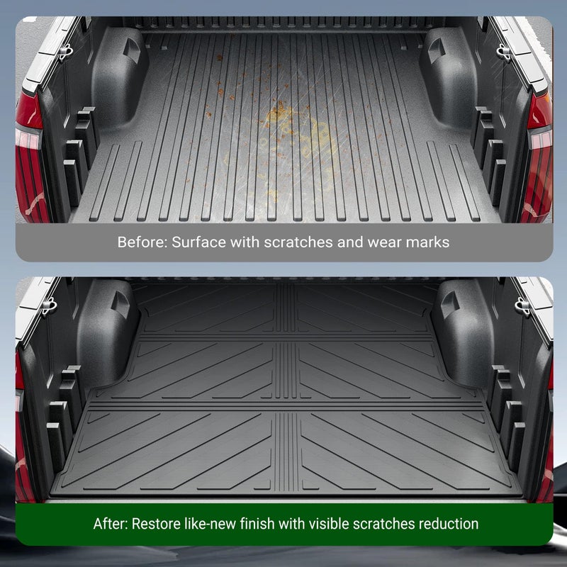 xipoqix Truck Mat Compatible with 2022-2026 Toyota Tundra TPE Material Bed Mat 5.5FT Short Bed TPE Material Cargo Mat Replacement for 2022-2026 Toyota Tundra Accessories (3-Fold 5.5FT Bed Mat) - Image 3