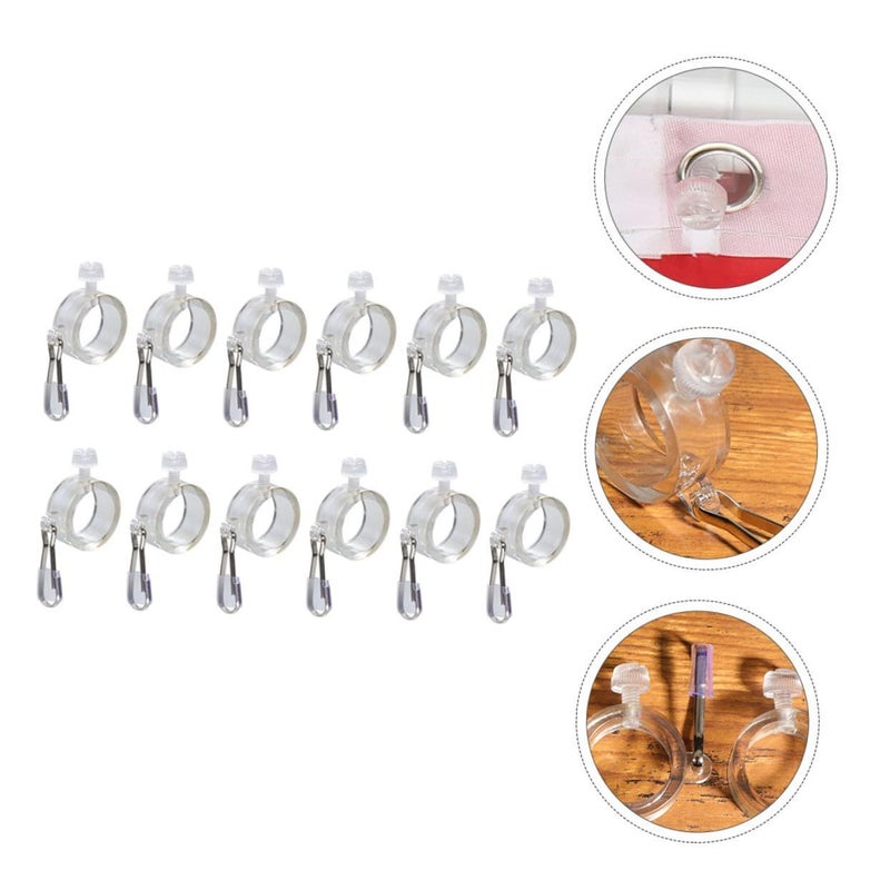 12Pcs Flag Pole Mounting Rings Fasteners Clamps Easy Install Fixing Buckles Outdoor Garden Accessories - Image 3
