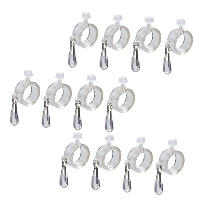 12Pcs Flag Pole Mounting Rings Fasteners Clamps Easy Install Fixing Buckles Outdoor Garden Accessories - Image 2