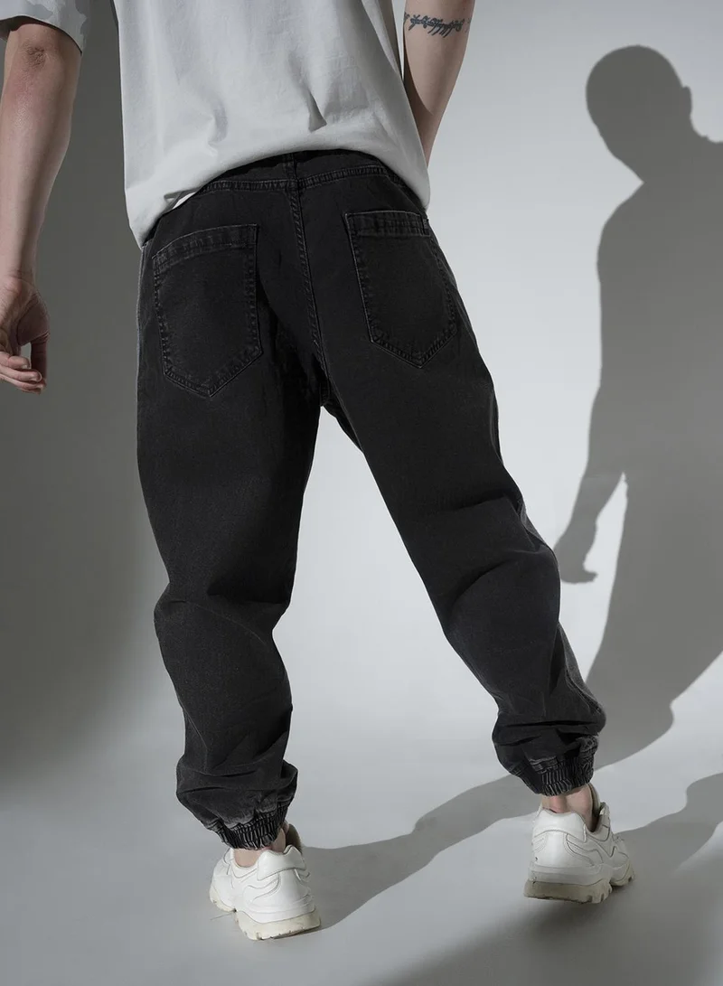 Hubberholme Grey Jeans for Men