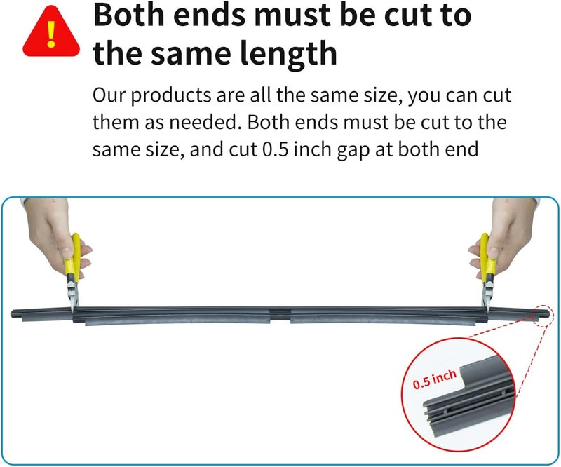 DYNOELS 30 Inch Wiper Blade Refill Set - Image 4