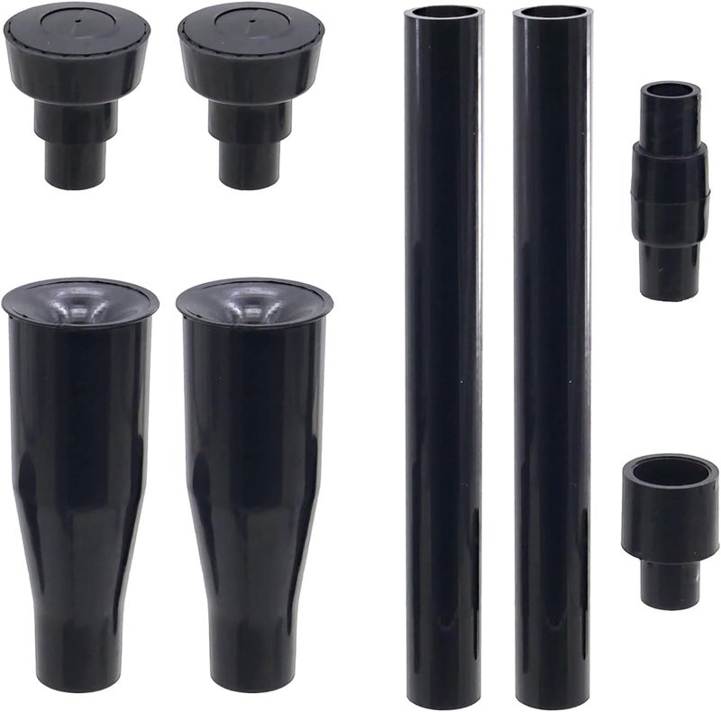 DBOO Fountain Head Set - 8 Pcs Plastic Nozzle and Pump With 4 Different Settings for DIY Waterfall - Water Spray Heads - Image 1