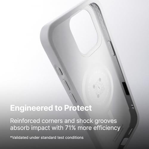 RhinoShield Phone Case Compatible with MagSafe for iPhone 17 Pro Max SolidX Reinforced ShockAbsorbing Protection Minimal and Slim Design with Military Grade Drop Protection Classic White - Image 3