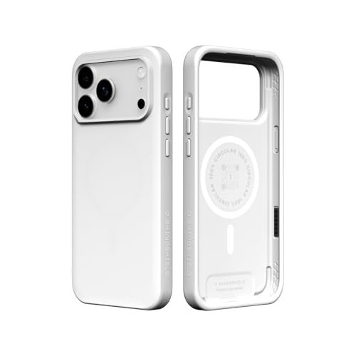 RhinoShield Phone Case Compatible with MagSafe for iPhone 17 Pro Max SolidX Reinforced ShockAbsorbing Protection Minimal and Slim Design with Military Grade Drop Protection Classic White - Image 1