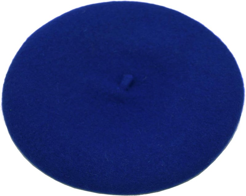 Wheebo Wool Beret Hat,Solid Color French Style Winter Warm Cap for Women Girls Lady - Image 2