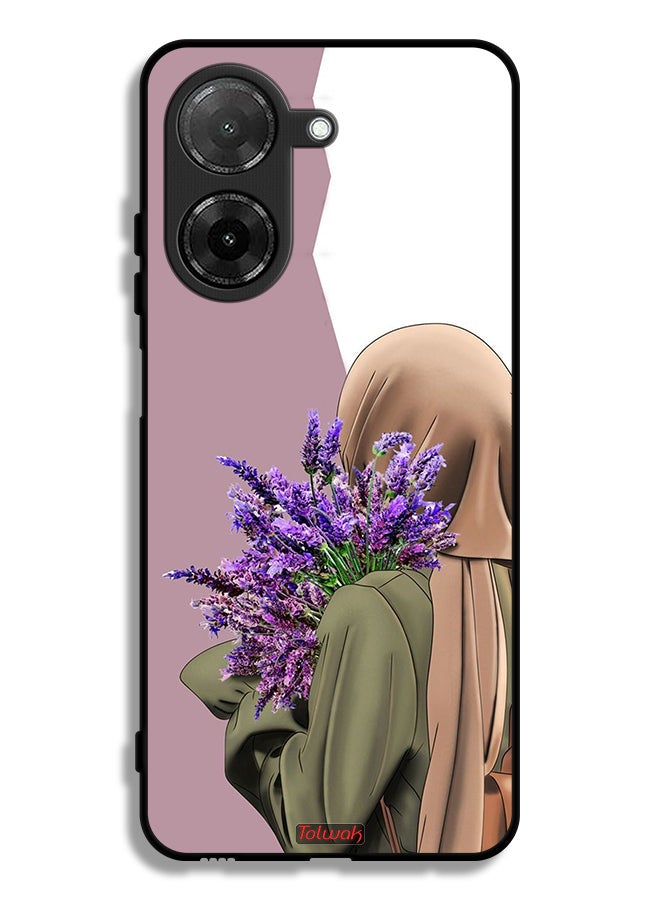 Tolwak Xiaomi Redmi A5 4G Protective Case Cover Holding Flower - Image 1
