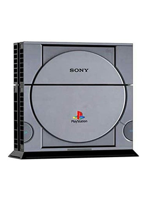 ملصق جلدي من الفينيل بتصميم PlayStation 1 القديم لجهاز PS4