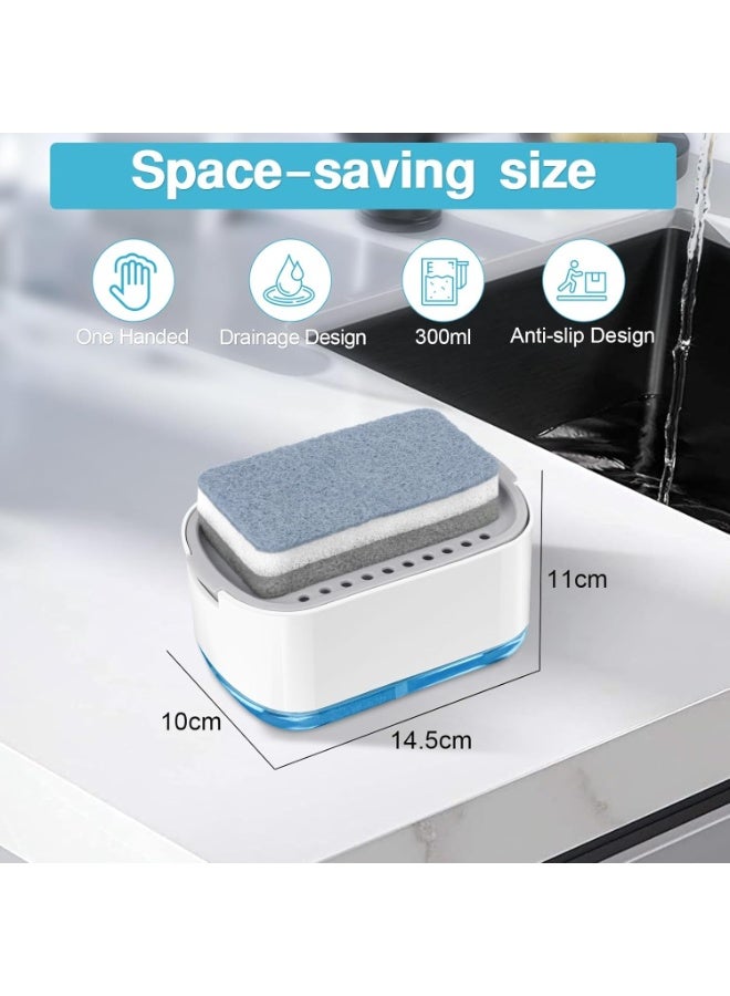 Dish Soap Dispenser with Sponge Holder, Soap Dispenser -031 - Image 3
