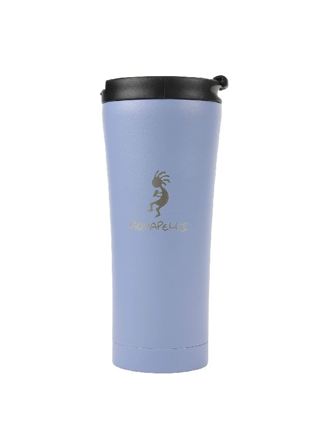 اكوابيلي أكوابيلي C116 كوب حراري معزول بجدار مزدوج للسفر بلون أزرق دينم 480 مل 90082 - Image 1
