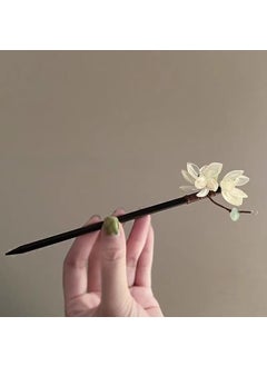 Stylish Wooden Handmade Hair Sticks for Hair Making Accessories Vintage Retro Chopsticks for Women Long Hair Hairpins Sticks Clips Barrettes for Bun Chignon Hair Bulk B