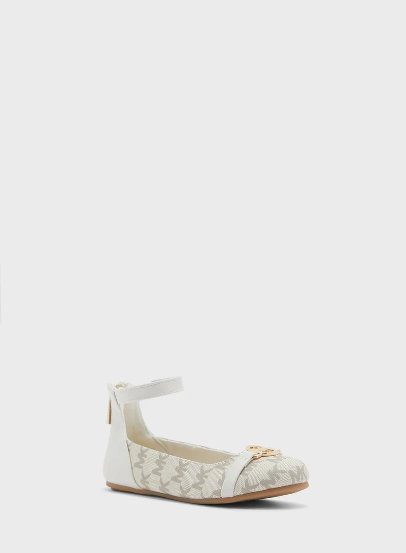 Michael Kors Youth Zellie Velcro Ballerinas