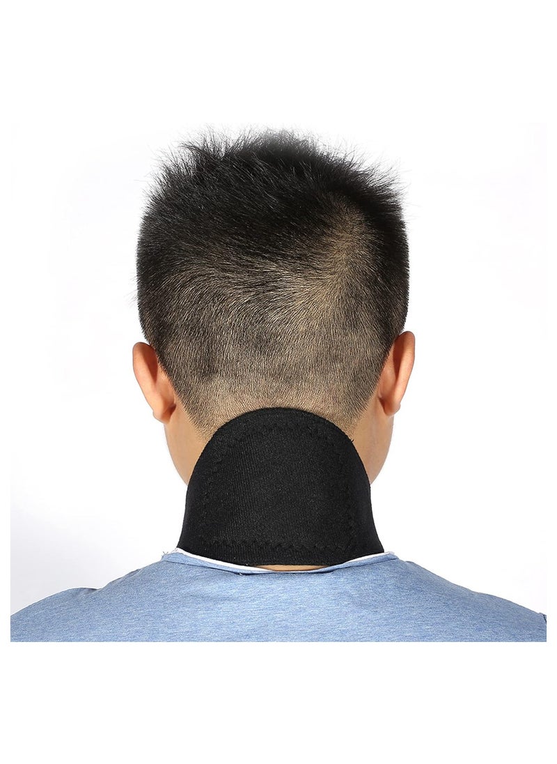 Generic Magnetic Neck Brace Self Heating Wrap Thermal Neck Pad Black  - Image 5