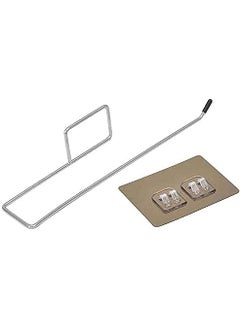 Shyam Enterprise Shyam Enterprise Stainless Steel Wall Mounted Self Adhesive Tissue Paper Holder for Bathroom Toilet Towel Holder Stand Bathroom Hand Towel Napkin Hanging Holder Kitchen Paper Roll Holder 1 PCS  - Image 4
