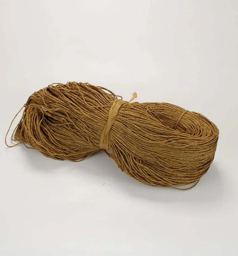توبتان بولوروم Wholesale Find Tan Color Hank Paper Yarn Bag Yarn Supla Yarn No: 42 - (550-600 Gr)