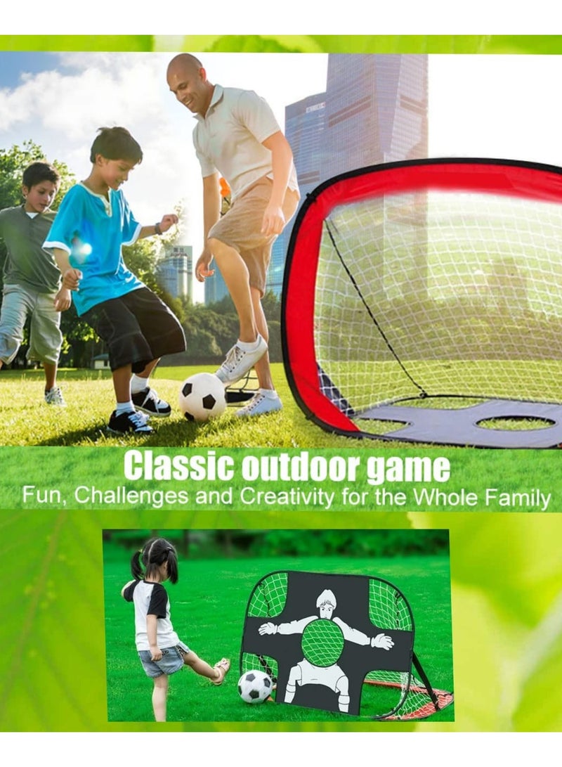 ISHWAZ Football Goal Net Trainer- Football Training Aid for Soccer Skills Development & Improvement  - Image 4