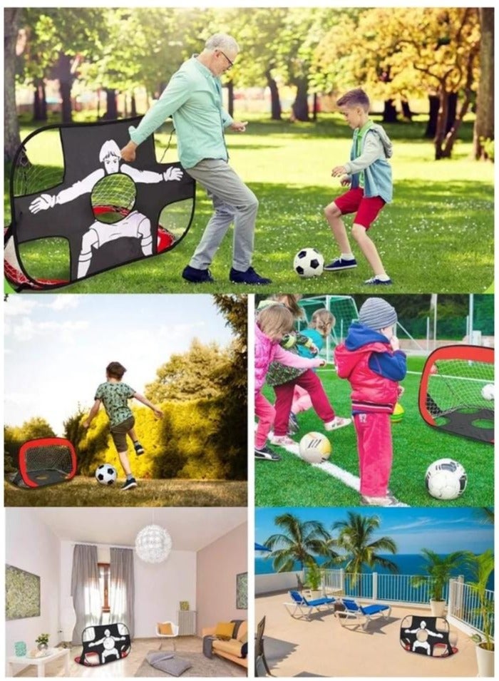 ISHWAZ Football Goal Net Trainer- Football Training Aid for Soccer Skills Development & Improvement  - Image 5