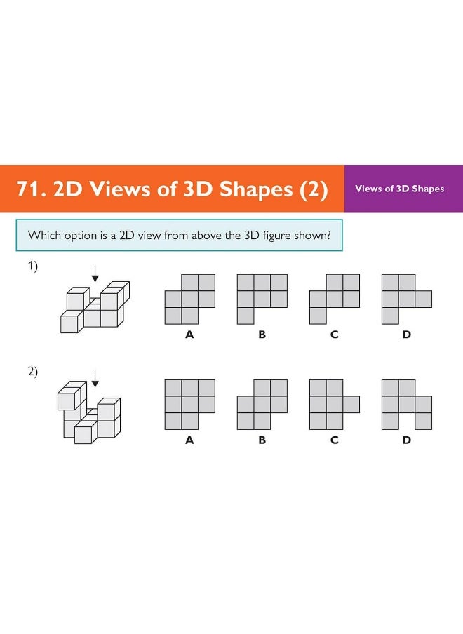 11+ CEM Revision Question Cards: Non-Verbal Reasoning 3D & Spatial - Ages 10-11