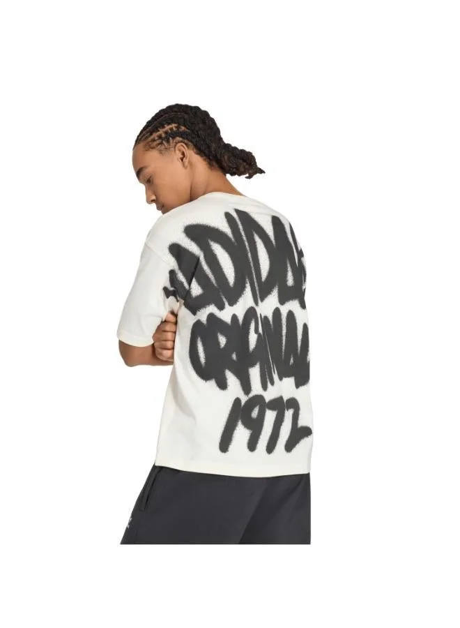 adidas Originals Airbrush Logo Typography T-Shirt