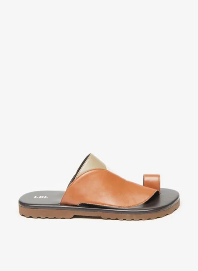 LBL by Shoexpress Men's Panelled Slip-On Arabic Sandals Ramadan Collection