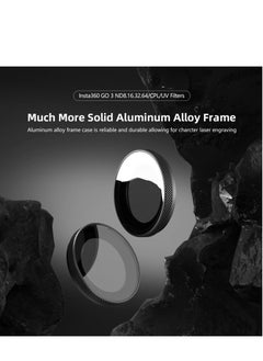 KASTWAVE Lens CPL/ND Filter Set for Insta360 GO3/GO2 Camera - Waterproof Filter Accessories Sets,Includes CPL, ND8, ND16, and ND32 Filters with Double-Sided Coating  - Image 4