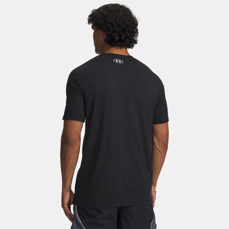 Under Armour Black Men's Wordmark Locker Tag T-Shirt for Men | Best Price UAE