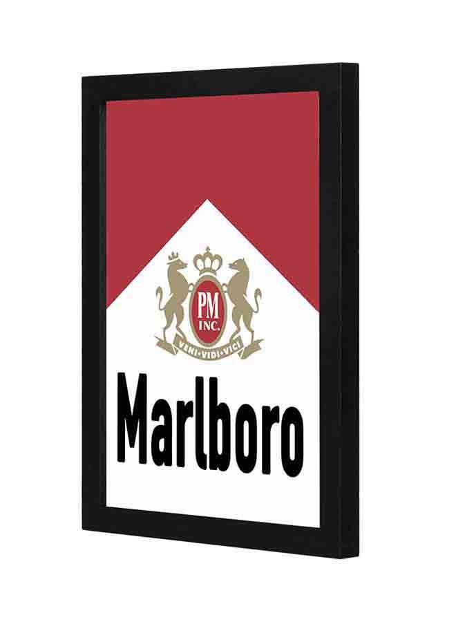 لوحة Marlboro Poster With Wood Frame متعدد الألوان - Image 2