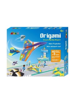 Avenir Avenir Origami - Create My Own Airport | Build and Fly Paper Planes - 40 Designs in 8 Styles - Instruction Booklet for Perfect Origami Shapes | Hours of Adventure for Kids 3+  - Image 1