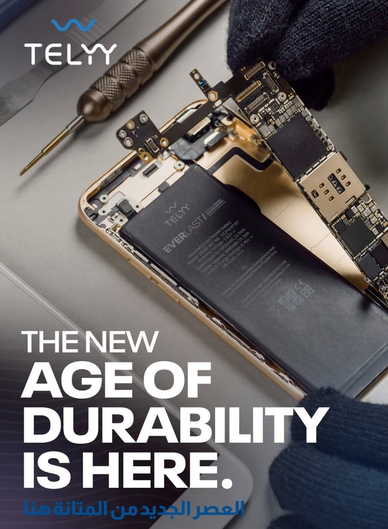 تلي بطارية بقدرة mAh4000 لجوال هواوي واي ام تي 9، بطارية بديلة تدوم طويلاً مصنوعة من بوليمر ليثيوم أيون عالي الجودة - Image 2