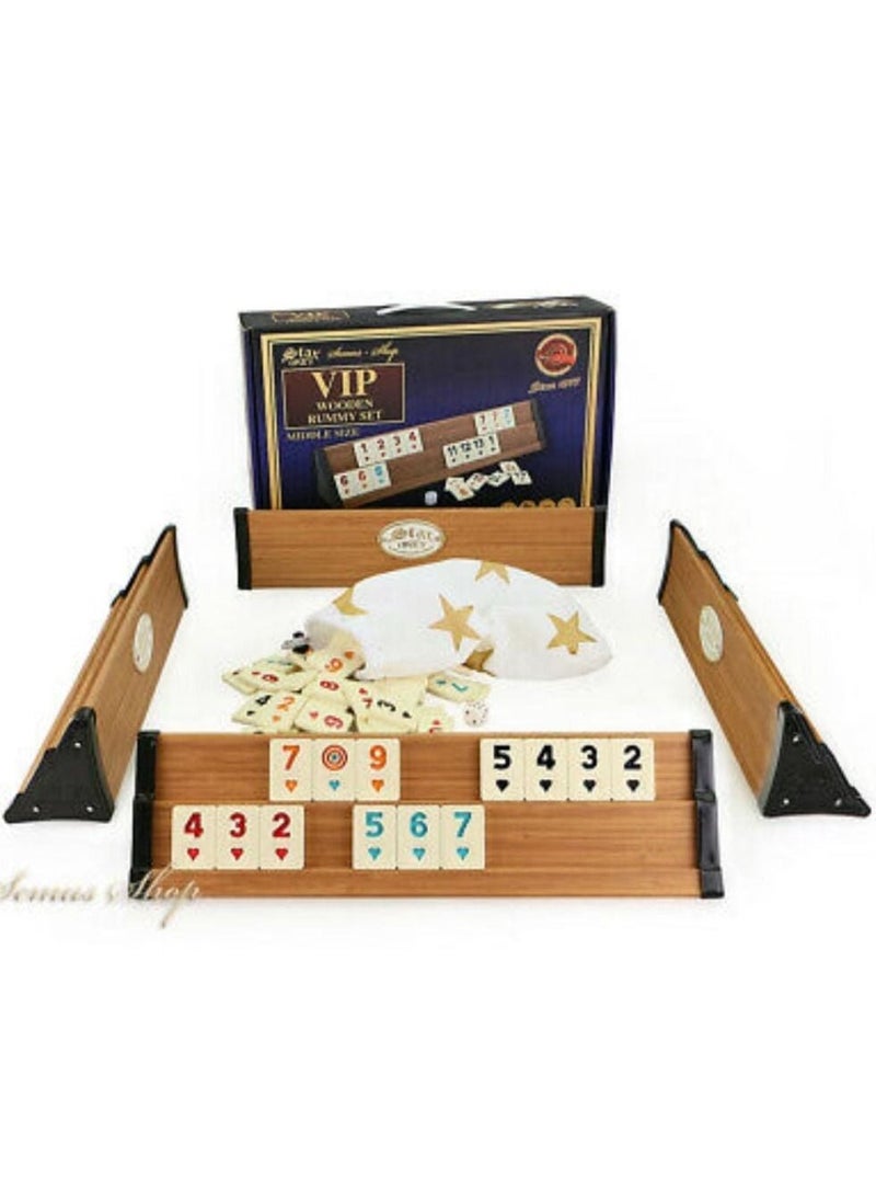 168 - VIP Turkish wooden okey game - Image 1