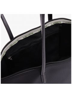 لاكوست حقيبة لاكوست النسائية الكبيرة 12.12 Concept Zip Tote، حقيبة كتف نسائية محمولة باليد، حقيبة أنيقة متعددة الاستخدامات بسعة كبيرة، حقيبة تسوق نسائية، 45 سم × 30 سم × 12 سم، لون أسود  - Image 5